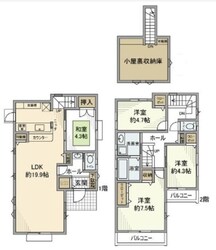 上水本町3丁目戸建の物件間取画像